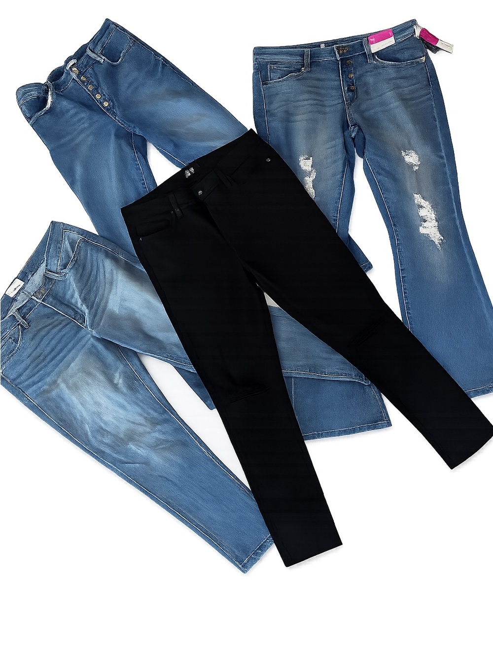 Lot of 4 pairs Women's Jeans -Paige, Good American, Crown & Ivy, Mossimo sz 12